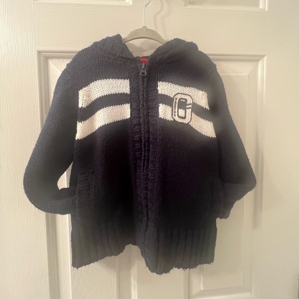 Boys sweater navy blue 4-T